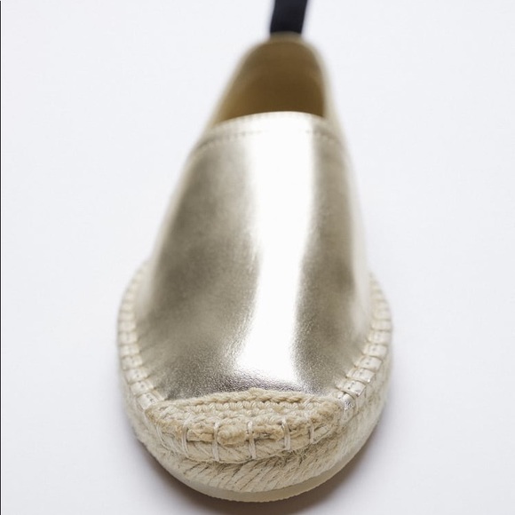 ZARA GOLD ESPADRILLES - Picture 8 of 9
